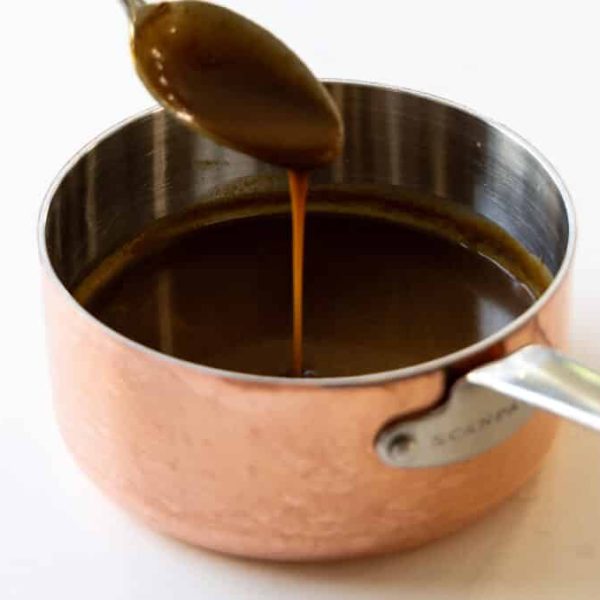 Venison & gingerbread sauce