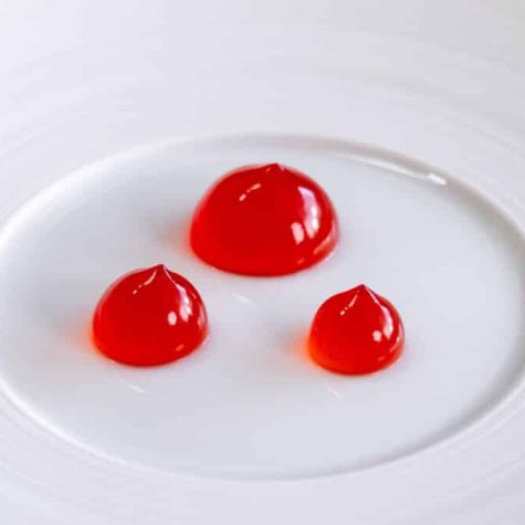 Strawberry gel