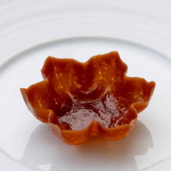 Chocolate and caramel tartelette