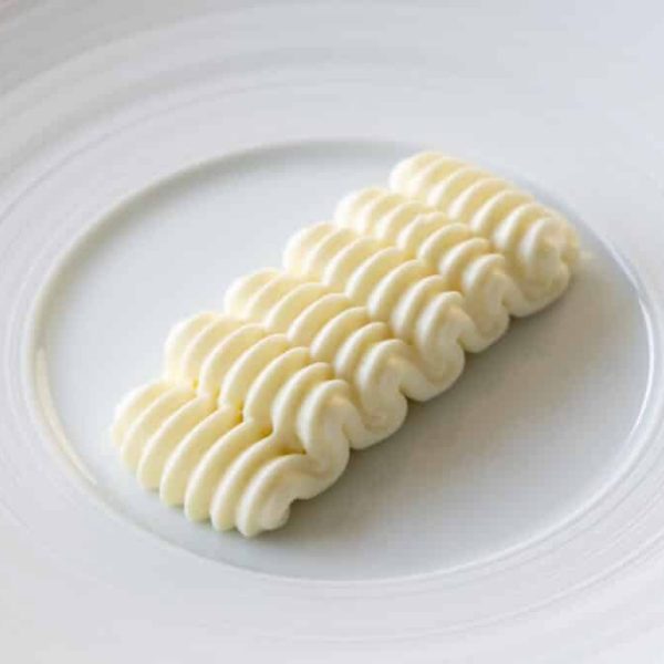 Whipped cardamom ganache